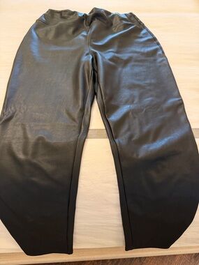 Tuckernuck Black Faux Leather Pants